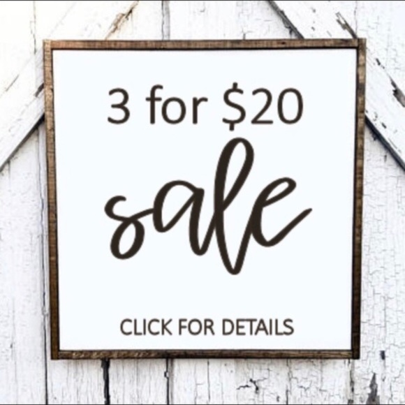Other - 3 items for $20 sale!